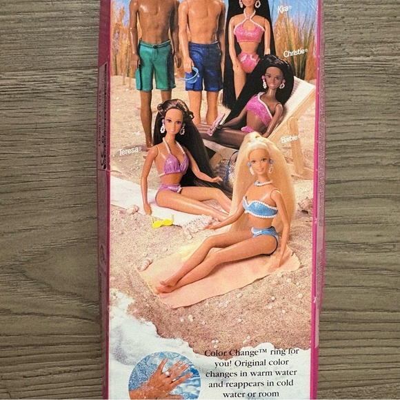 Vtg Pearl Beach Ken Doll 1997 Mattel NEW Barbie's Friend Color Change  Ring - Picture 6 of 10